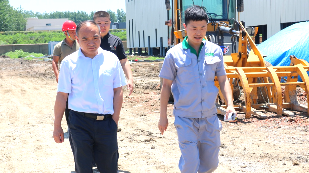 快訊！縣委領(lǐng)導(dǎo)實地查看正...